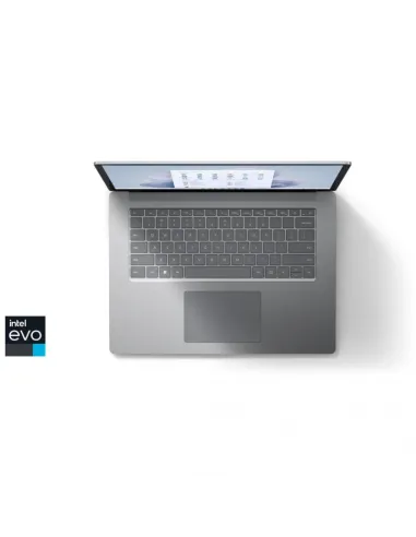 Microsoft Surface Laptop 5 Platino Intel Evo Core i7-1255U/8GB/256GB SSD/15" Táctil W11Home