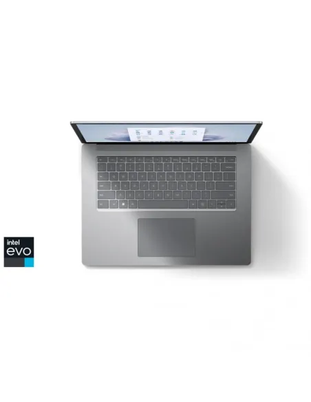 Microsoft Surface Laptop 5 Platino Intel Evo Core i7-1255U/8GB/256GB SSD/15" Táctil W11Home