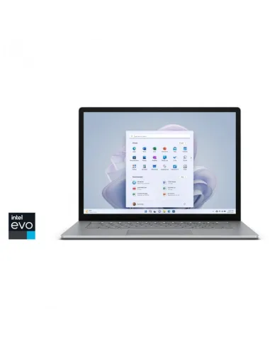 Microsoft Surface Laptop 5 Platino Intel Evo Core i7-1255U/8GB/256GB SSD/15" Táctil W11Home