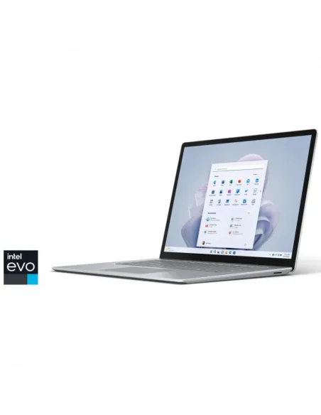 Microsoft Surface Laptop 5 Platino Intel Evo Core i7-1255U/8GB/256GB SSD/15" Táctil W11Home