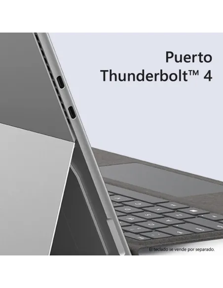 Microsoft Surface Pro 9 Intel EVO Core i5-1235U/16GB/256GB/13" Táctil Platino W11Pro