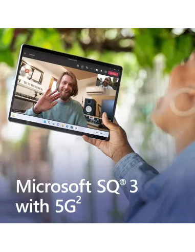 Microsoft Surface Pro 9 5G LTE Microsoft SQ3/8GB/128GB/13" Táctil Platino W11Pro