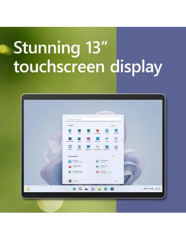 Microsoft Surface Pro 9 5G LTE Microsoft SQ3/8GB/128GB/13" Táctil Platino W11Pro