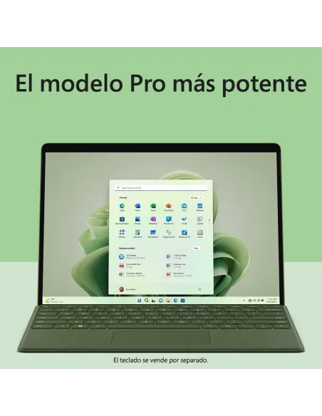 Microsoft Surface Pro 9 Bosque Intel Evo Core i5-1235U/8GB/256GB SSD/13" Táctil Bosque W11Home
