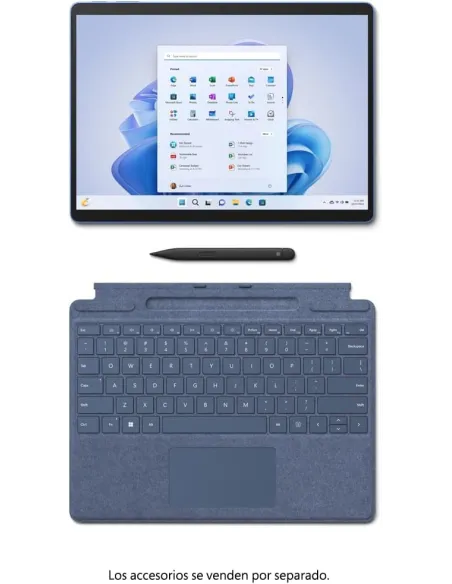 Microsoft Surface Pro 9 Intel Evo Core i5-1235U/8GB/256GB SSD/13" Táctil Zafiro W11Home