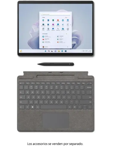 Microsoft Surface Pro 9 Intel Evo Core i5-1235U/8GB/256GB SSD/13" Táctil Platino W11Home