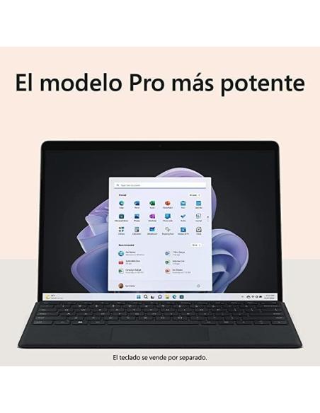 Microsoft Surface Pro 9 Intel Evo Core i7-1255U/16GB/512GB SSD/13" Táctil Negro W11Home