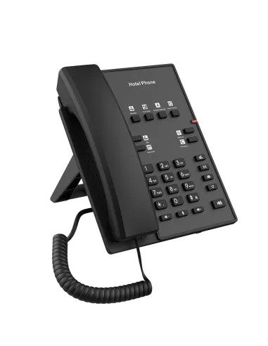 Fanvil H1 PoE, 2 Teclas de Línea Negro