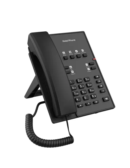 Fanvil H1 PoE, 2 Teclas de Línea Negro