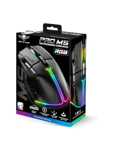 Spirit of Gamer S-PM5RGB Souris Pro M5 Negro