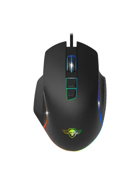 Spirit of Gamer S-PM1 Pro M1 Ratón Óptico Gaming 8000 DPI Negro