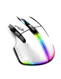 Spirit of Gamer S-PM5RGBWT Souris Pro M5 Blanco-FTRRCA0761