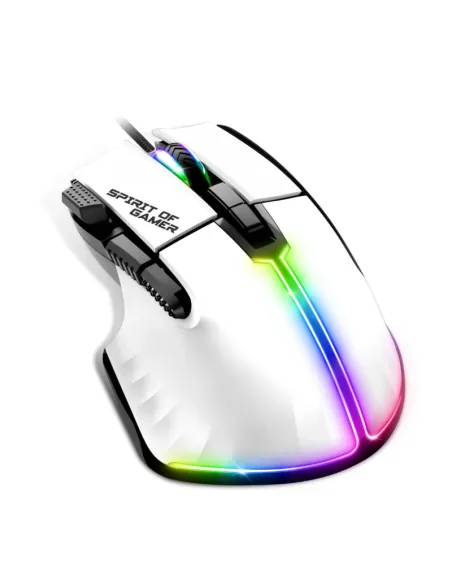 Spirit of Gamer S-PM5RGBWT Souris Pro M5 Blanco