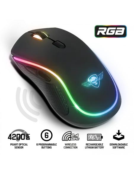 Spirit of Gamer S-PM9RF Pro-M9 Negro