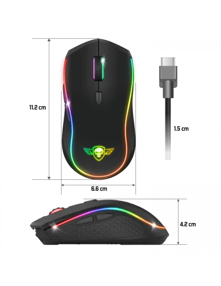 Spirit of Gamer S-PM9RF Pro-M9 Negro