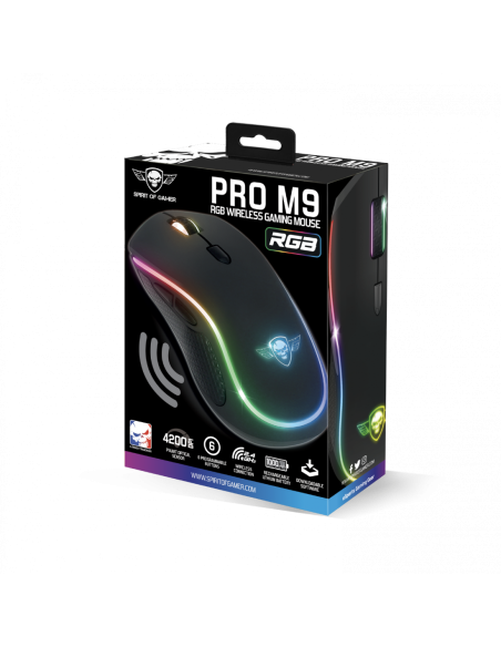 Spirit of Gamer S-PM9RF Pro-M9 Negro