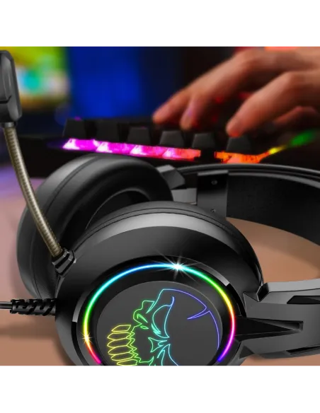 Spirit of Gamer MIC-EH10 Elite H10 RGB Negro
