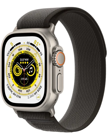 Apple Watch MQFW3TY/A Ultra LTE Titanio Correa Trail Loop Negra/Gris