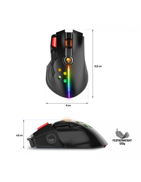 Spirit of Gamer S-XM600RF XPERT M600 Negro