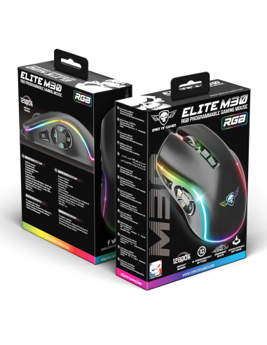 Spirit of Gamer Elite-M30 Negro