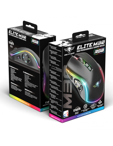 Spirit of Gamer Elite-M30 Negro