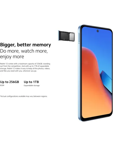 Xiaomi Redmi 12 4/128GB Plata Polar