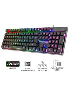 Spirit of Gamer CLA-PK1ES RGB Teclado Semi-Mecánico