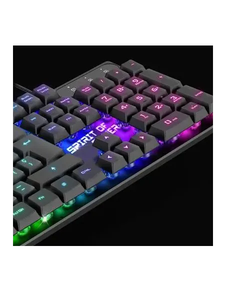 Spirit of Gamer CLA-PK1ES RGB Teclado Semi-Mecánico