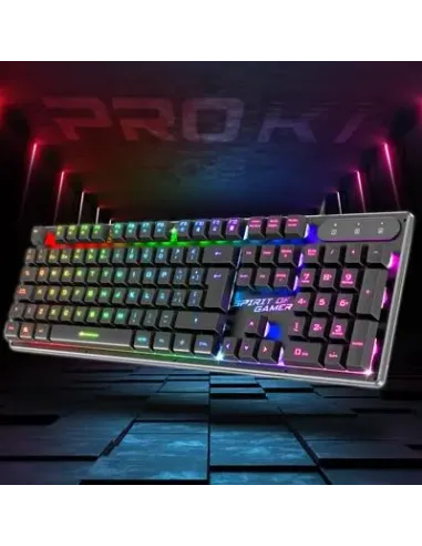 Spirit of Gamer CLA-PK1ES RGB Teclado Semi-Mecánico