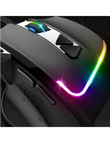 Spirit of Gamer S-PM3RGB PRO M3 RGB 7200DPI Negro + Alfombrilla