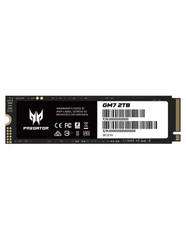 Acer Predator GM7 2TB SSD M.2 PCI Express 4.0 NVMe