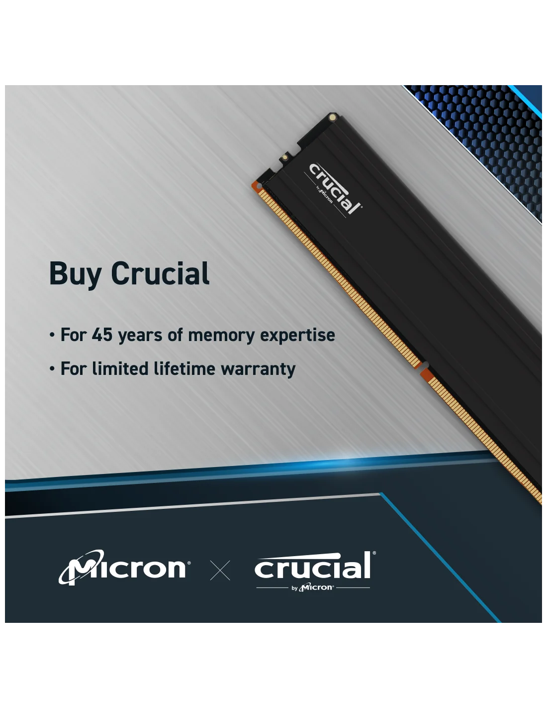 Crucial Pro CP2K16G56C46U5 DDR5 5600 MHz 32GB (2x16GB) CL46