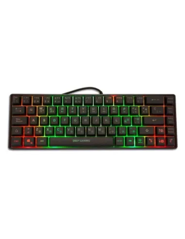 CoolBox DeepGaming TM065 Mini Teclado Gaming RGB Negro