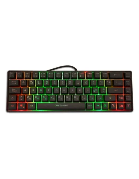 CoolBox DeepGaming TM065 Mini Teclado Gaming RGB Negro