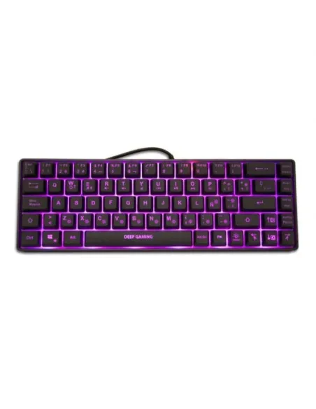 CoolBox DeepGaming TM065 Mini Teclado Gaming RGB Negro