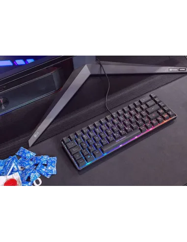 CoolBox DeepGaming TM065 Mini Teclado Gaming RGB Negro