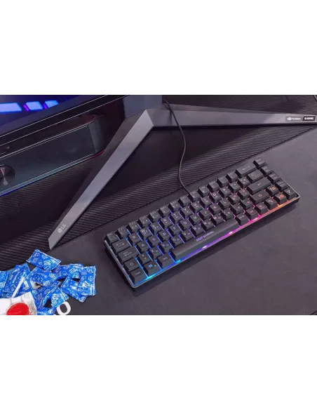 CoolBox DeepGaming TM065 Mini Teclado Gaming RGB Negro