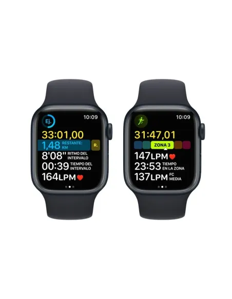 Apple Watch Series 8 Aluminio Correa Deportiva Medianoche