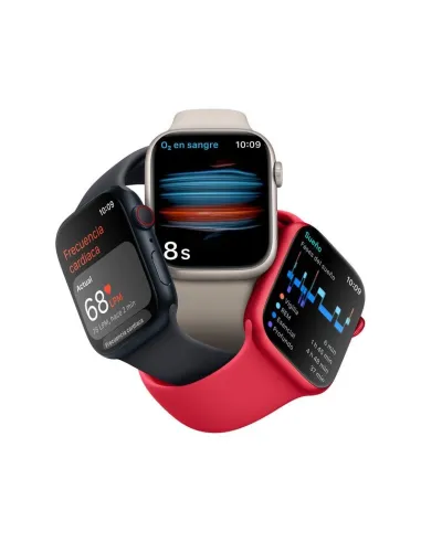 Apple Watch Series 8 Aluminio Correa Deportiva Medianoche