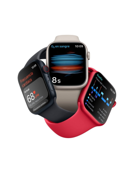 Apple Watch Series 8 Aluminio Correa Deportiva Medianoche