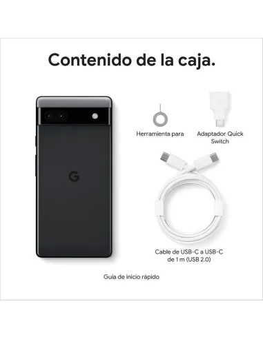 Google Pixel 6A 6/128GB Carbón