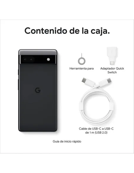 Google Pixel 6A 6/128GB Carbón