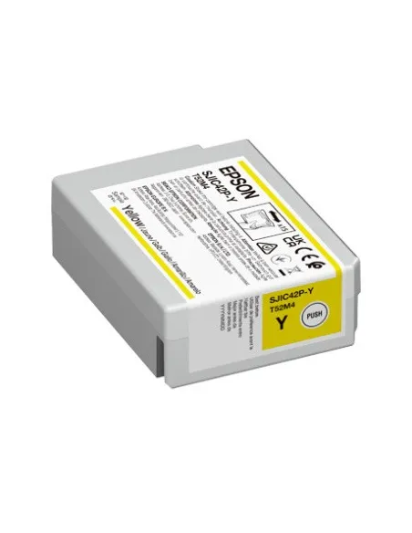 Epson SJIC42PY Cartucho de Tinta Original para ColorWorks C4000E Amarillo