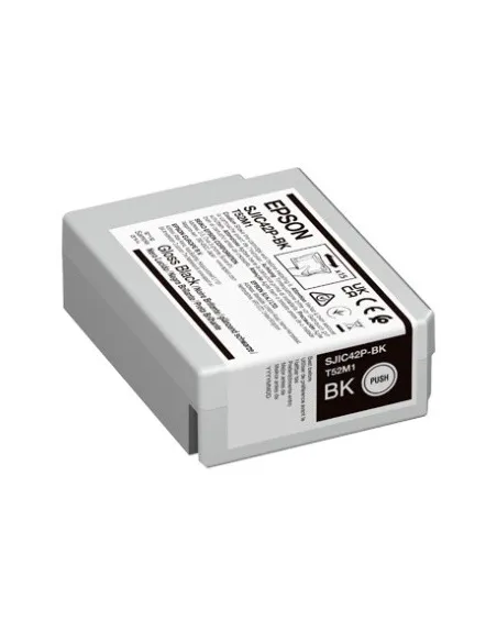 Epson SJIC42PBK Ink Cartridge for ColorWorks C4000E Original Negro