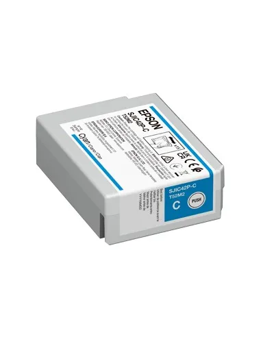 Epson SJIC42PC Cartucho de Tinta Original para ColorWorks C4000E Cian
