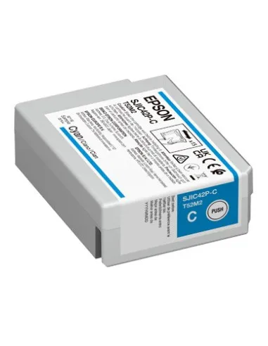 Epson SJIC42PC Cartucho de Tinta Original para ColorWorks C4000E Cian