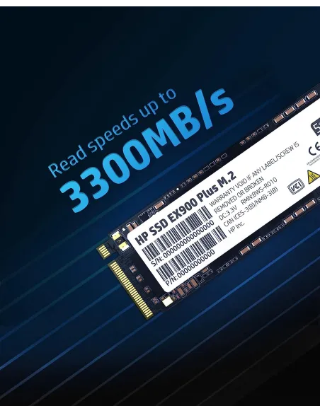 HP EX900 Plus SSD M.2 512GB PCIe Gen 3