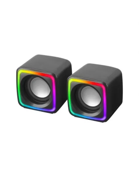 Mars Gaming MSCUBE Altavoces Gaming RGB DSP 8W Negros