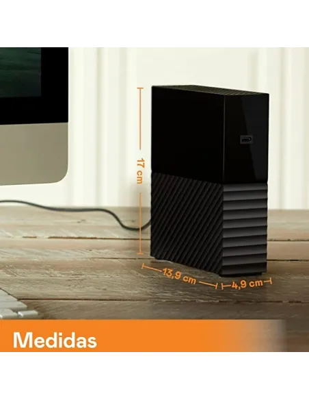 Western Digital My Book Essential 8TB 3.5" USB 3.0 Negro