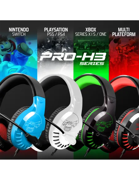 Spirit of Gamer PRO-H3 Auriculares Gaming Rojos